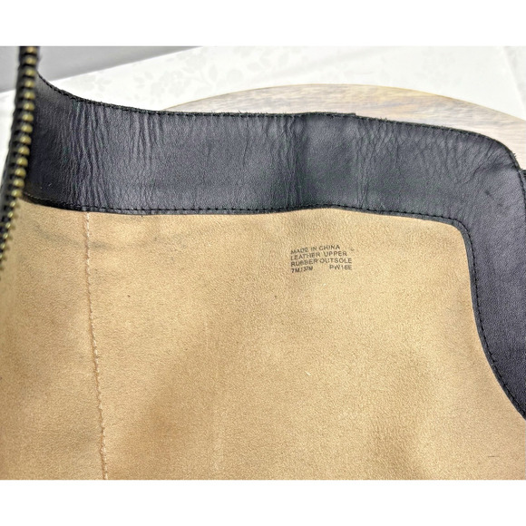 MICHAEL KORS Faux Leather Britt Riding Boot Women's Size US 7 M Black - Picture 9 of 12